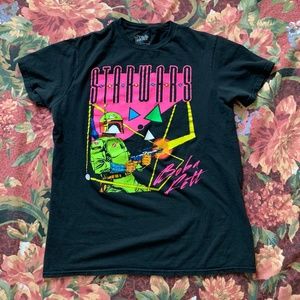 Neon Deco style Starwars Boba Fett Vintage t-shirt